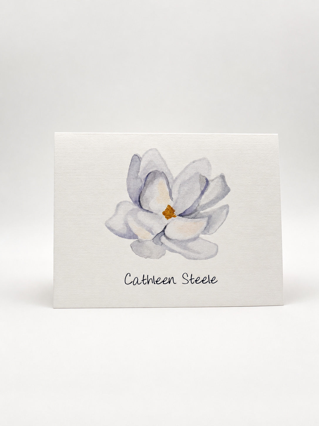 White Magnolia Note Cards