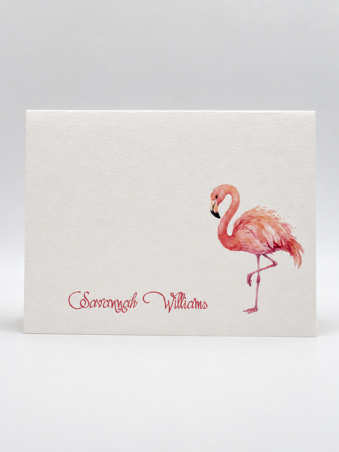 Pink Flamingo Note Cards