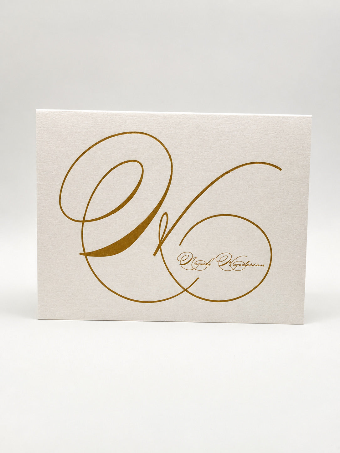 Large Surname Initial Note Cards