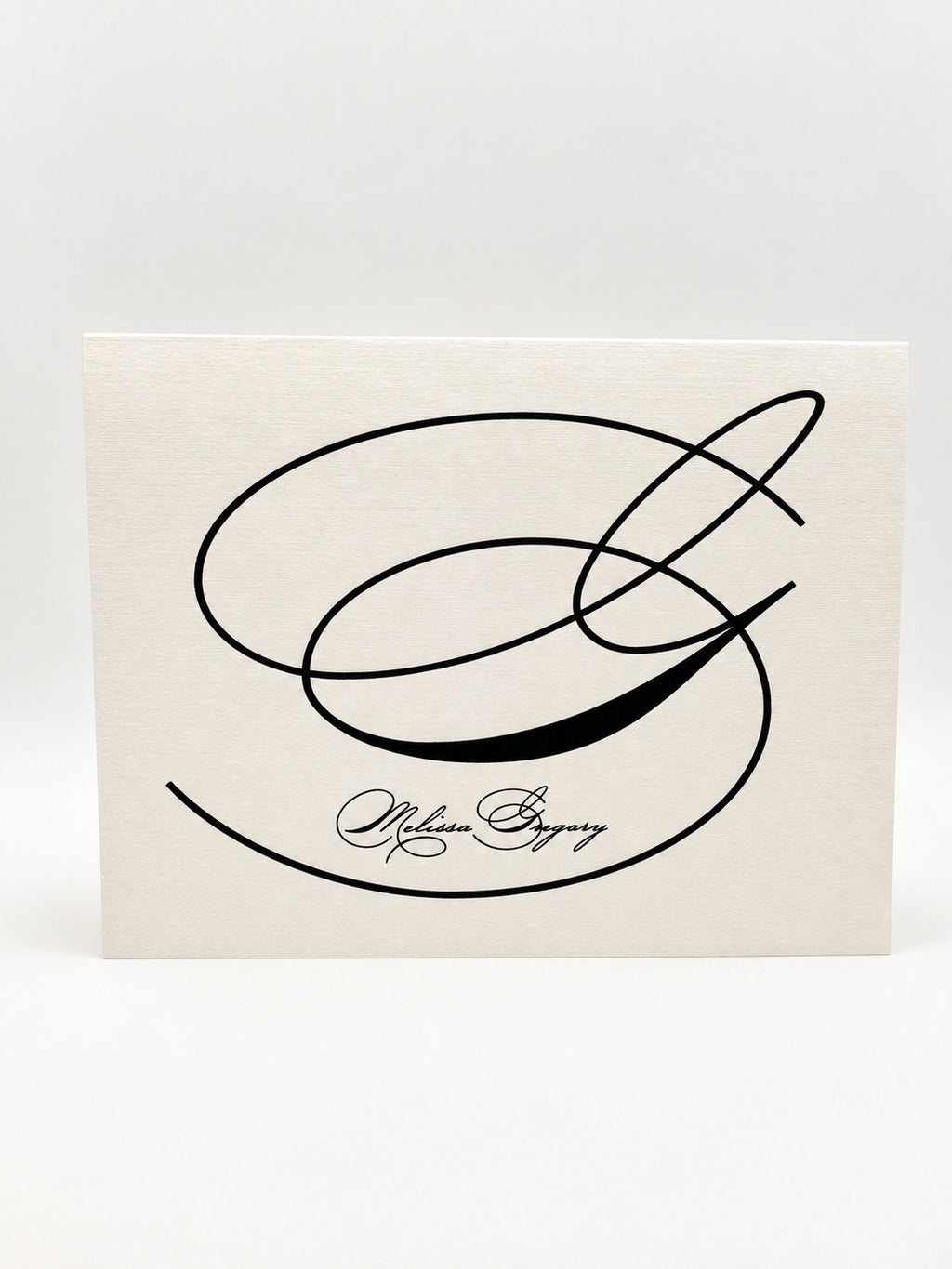 Large Surname Initial Note Cards