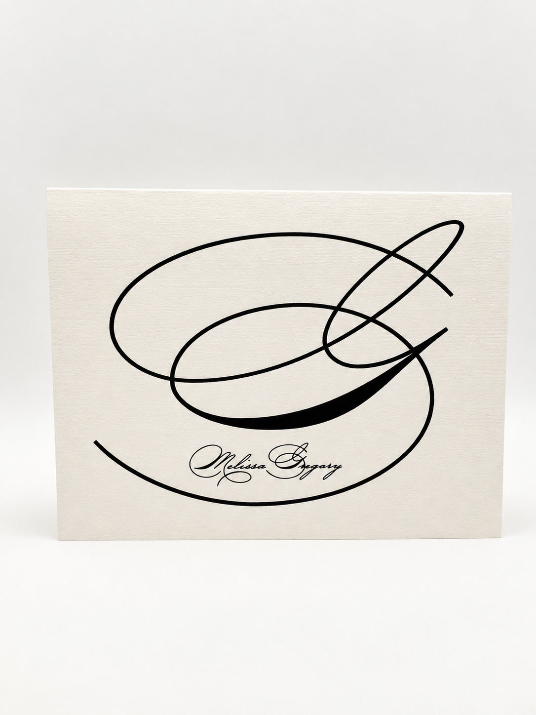 Large Surname Initial Note Cards