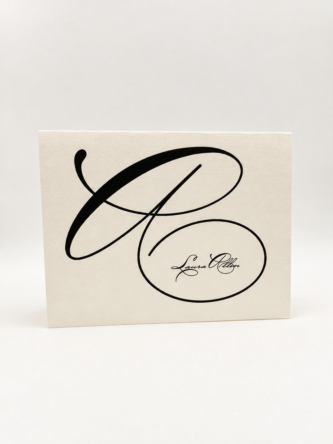 Large Surname Initial Note Cards