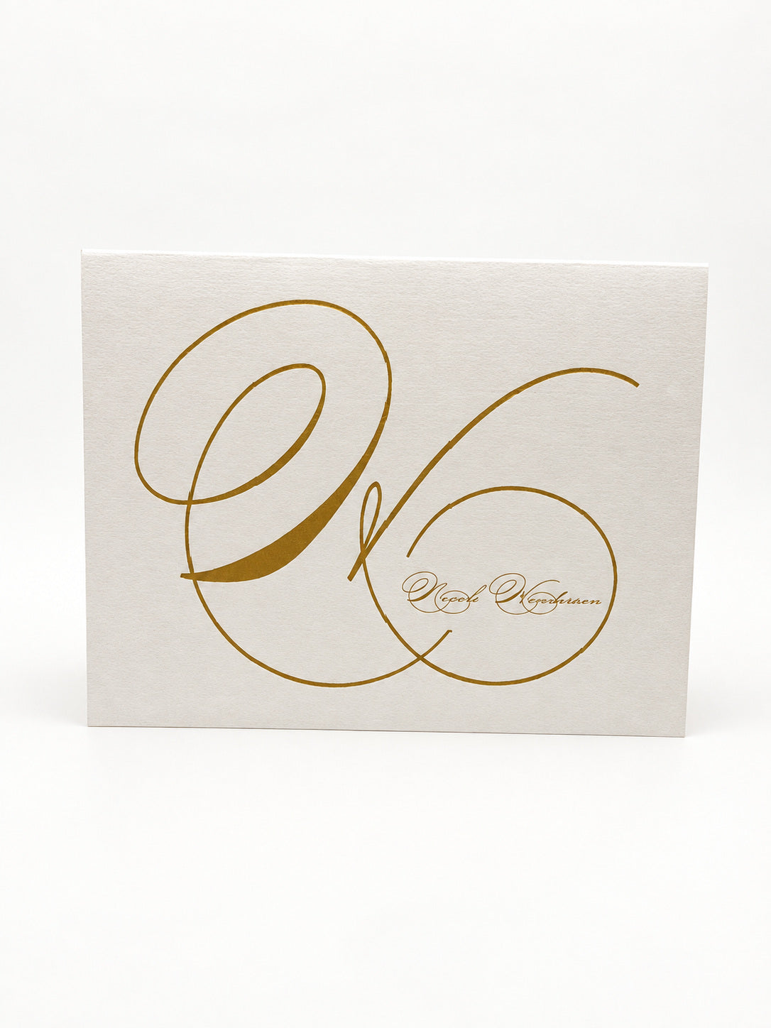 Large Surname Initial Note Cards